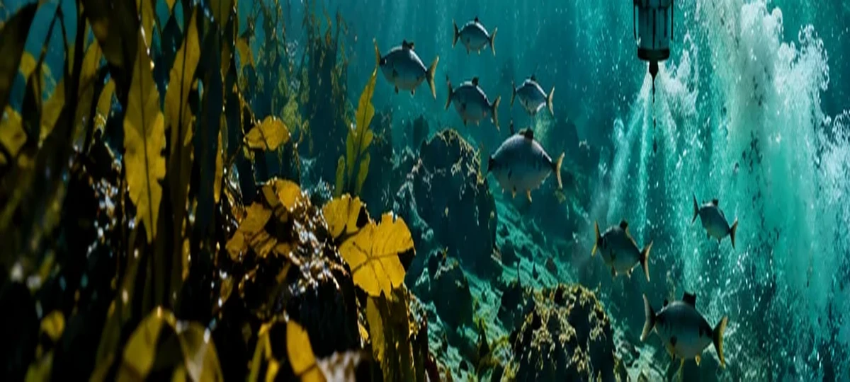 AI-generated illustration of the Hvalfjörður marine research proposal